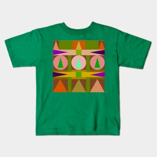 Multicolored Afro Design Kids T-Shirt